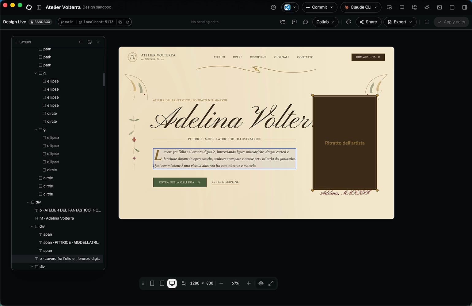 Design Mode — preview 1