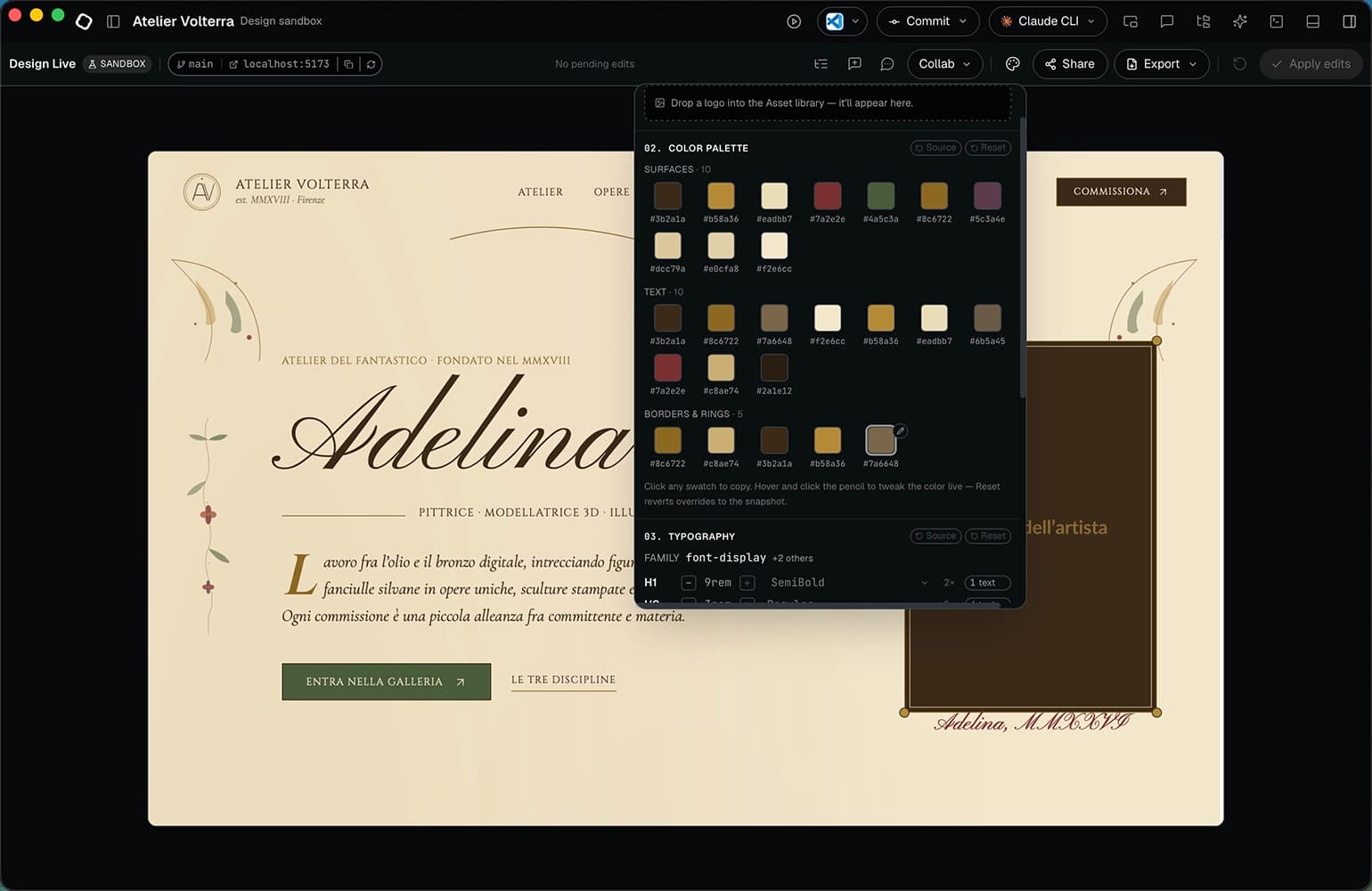 Design Mode — preview 2
